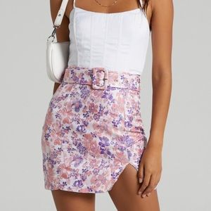 Showpo KAITAIA SKIRT IN MULTI FLORAL